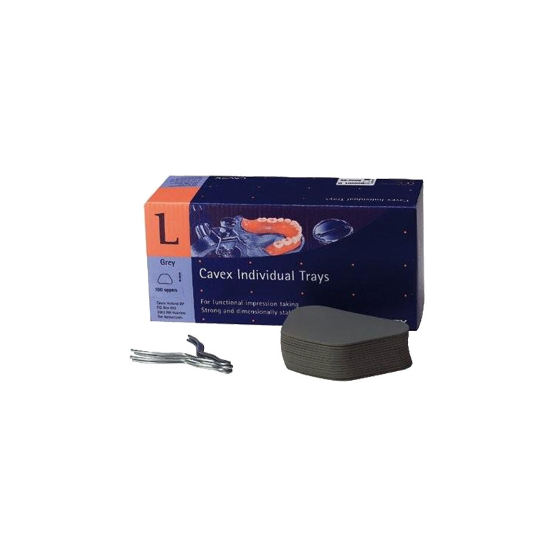 #0072 Cavex Individual Trays uppers plain